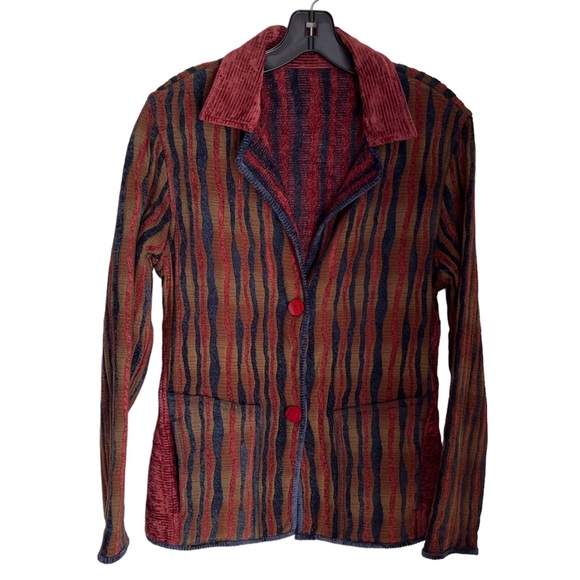 PARSLEY & SAGE RETRO REVERSIBLE BLAZER - Picture 3 of 16